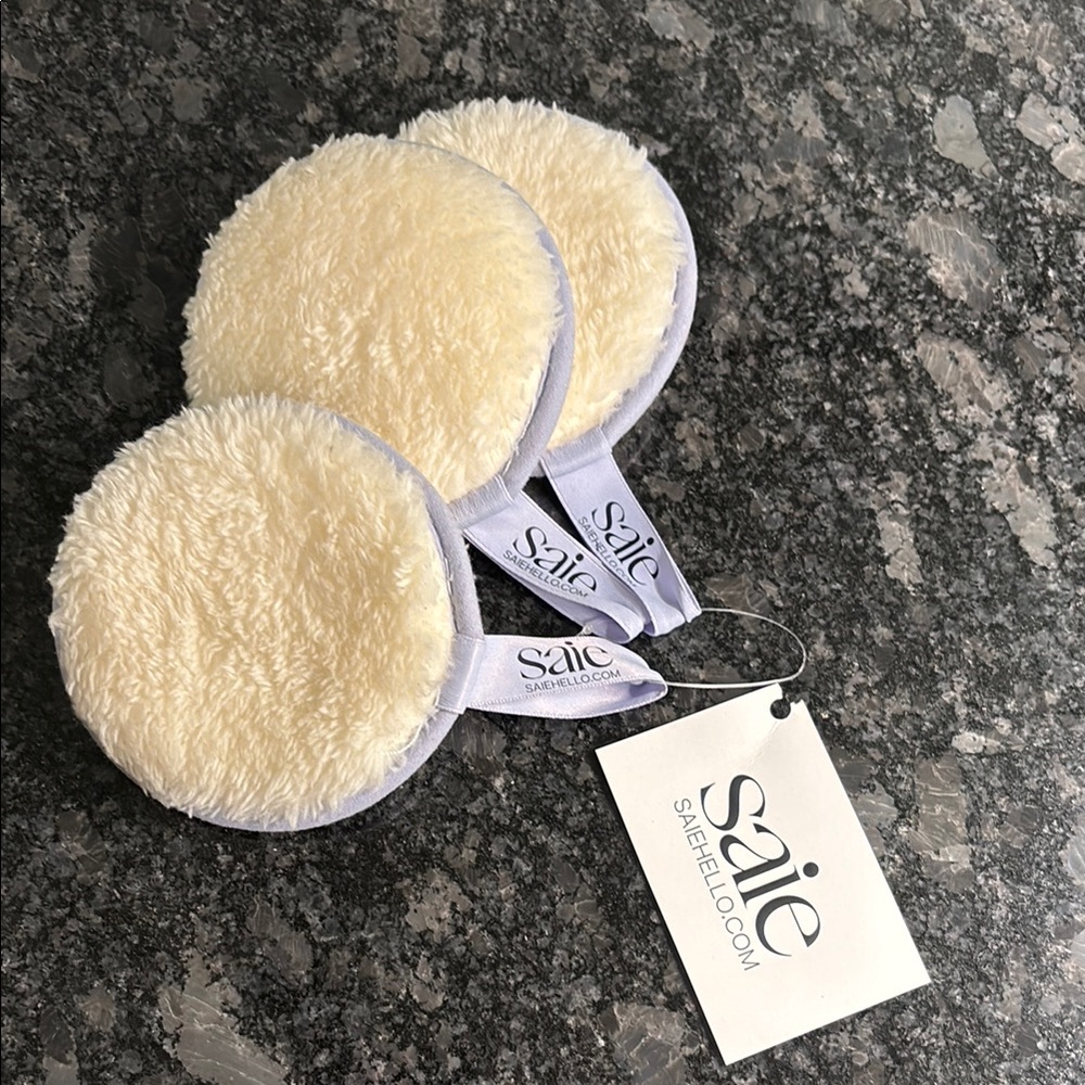 Saie Reusable Beauty Round Pads - Cream